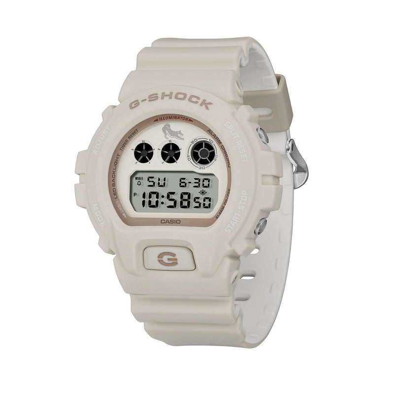 G-Shock Digital White Dial White Resin Band Watch DW6900SHB-7D