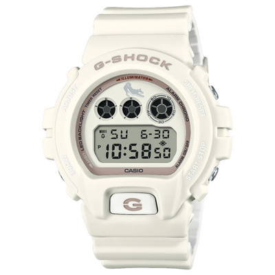 G-Shock Digital White Dial White Resin Band Watch DW6900SHB-7D