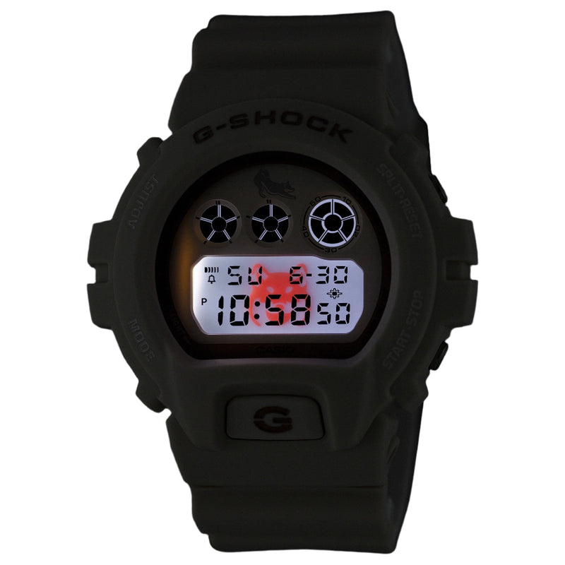 G-Shock Digital White Dial White Resin Band Watch DW6900SHB-7D