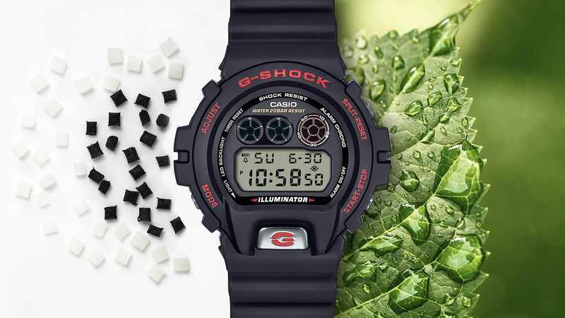 G-Shock Digital 6900 Series Grey Dial Black Resin Band Watch DW6900TR-1D