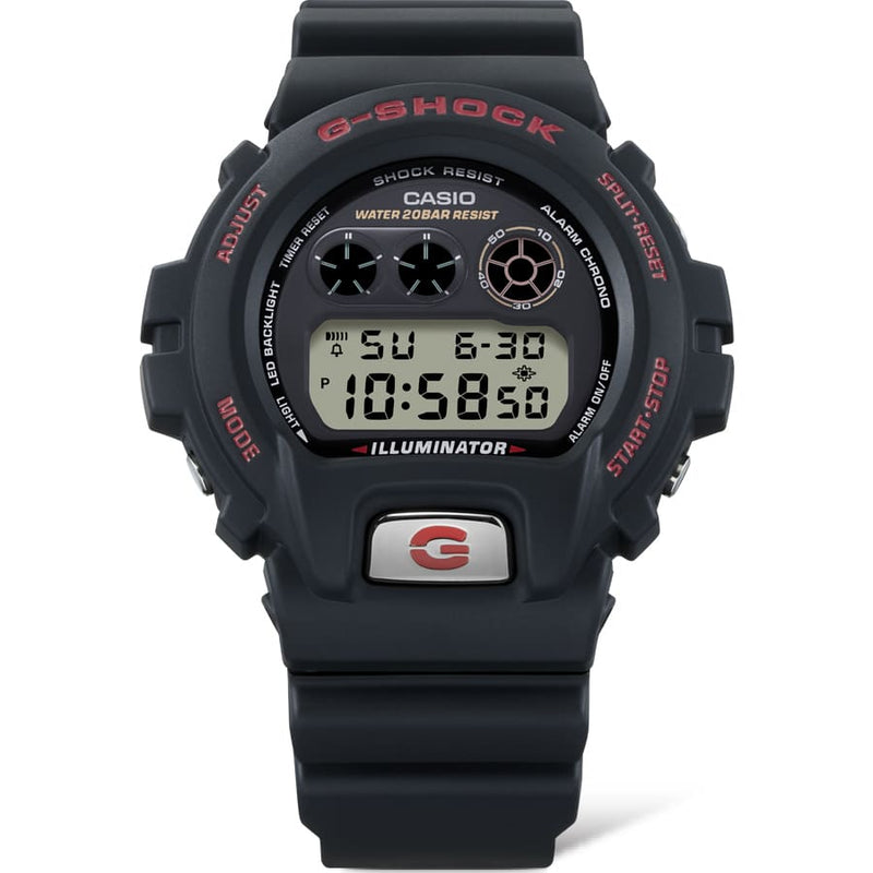 G-Shock Digital 6900 Series Grey Dial Black Resin Band Watch DW6900TR-1D
