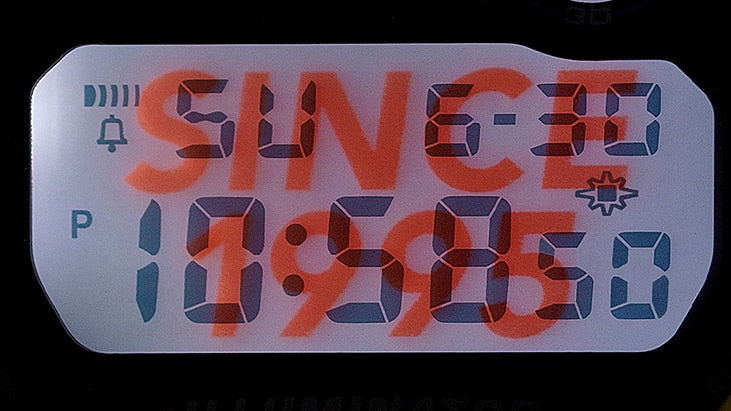G-Shock Digital 6900 Series Grey Dial Red Resin Band Watch DW6900TR-4D