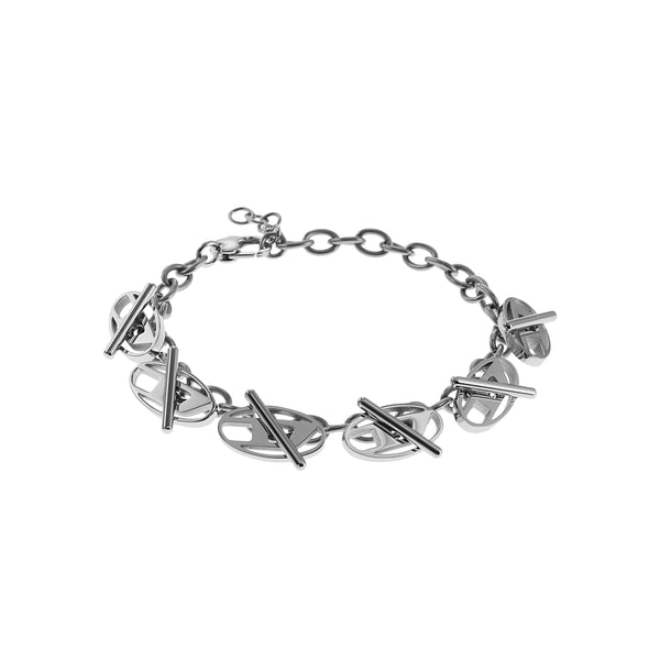 Diesel Steel Silver Bracelet DX1436040