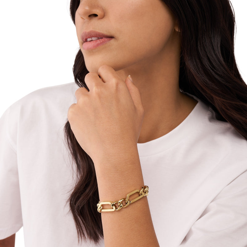 Diesel Steel Gold Bracelet DX1471710
