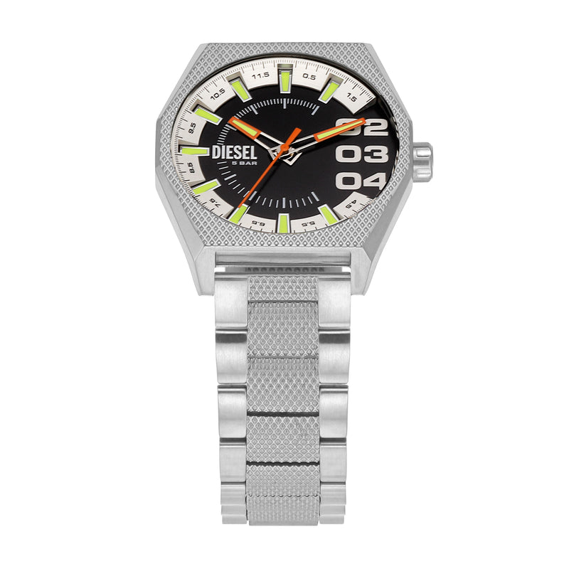 Diesel Scraper Silver Mens Watch DZ2172