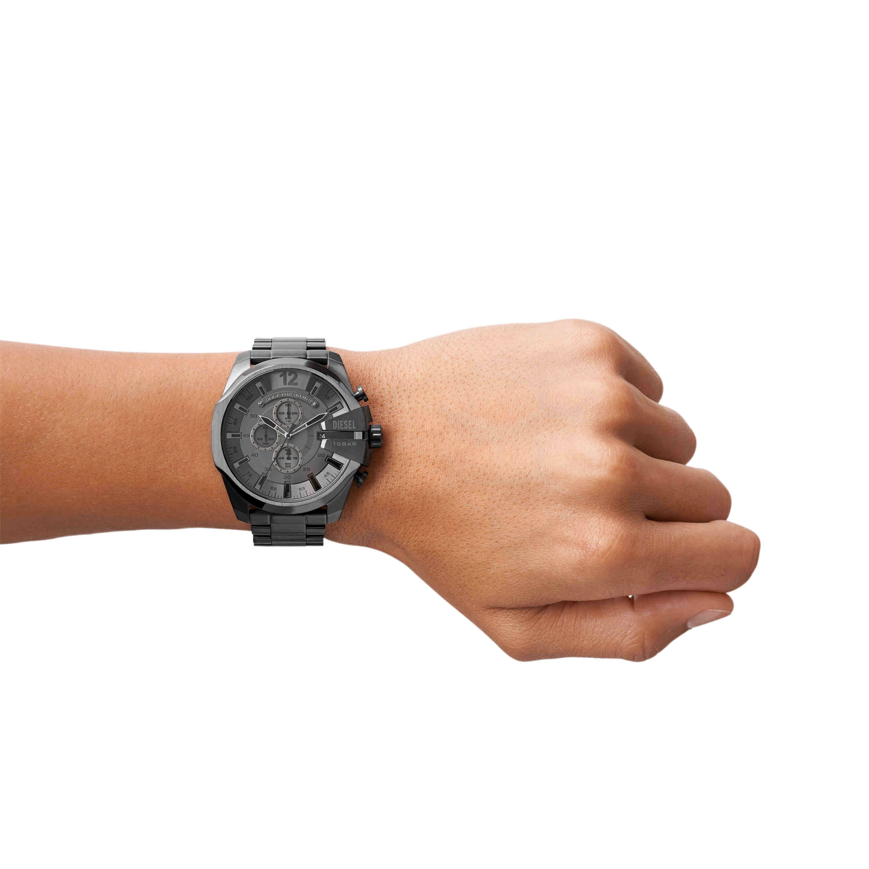 Diesel Mega Chief Men's Gunmetal Quartz Chronograph Watch