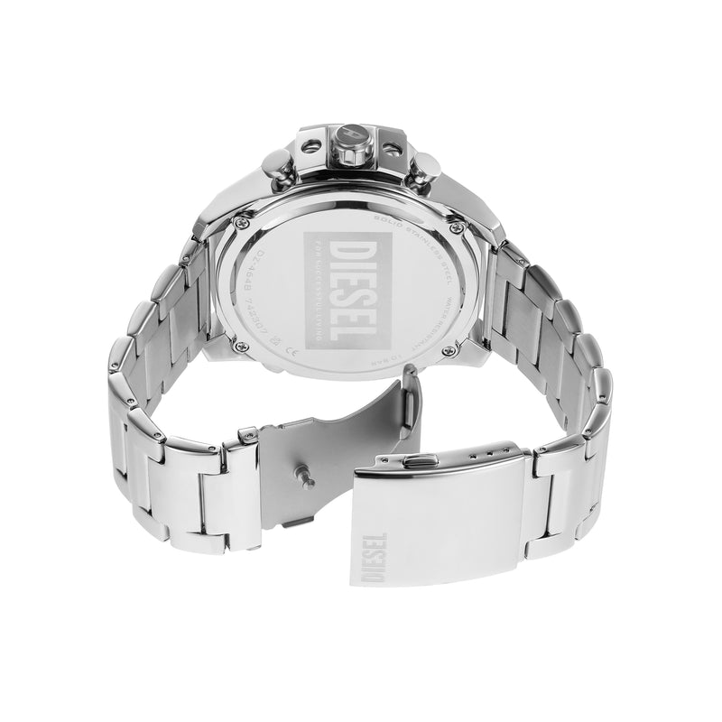 Stylish Diesel Mega Chief Ana-Digi Stainless Steel Timepiece DZ4648