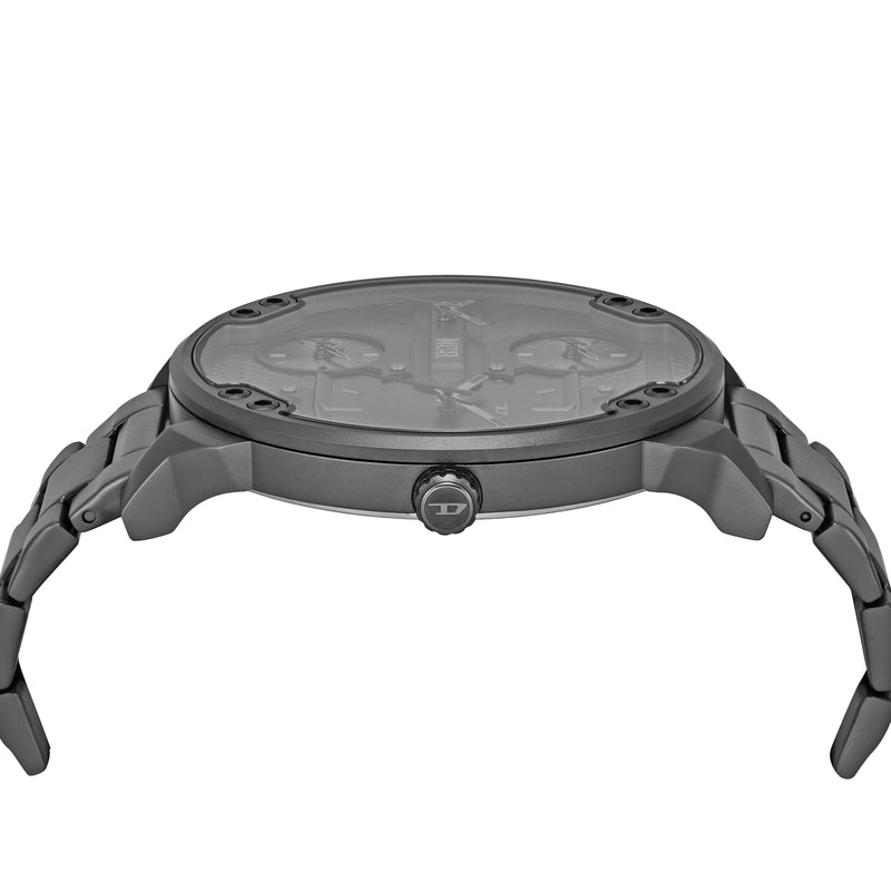 Diesel Mr. Daddy Slim Grey Dial Stainless Steel Watch DZ7487
