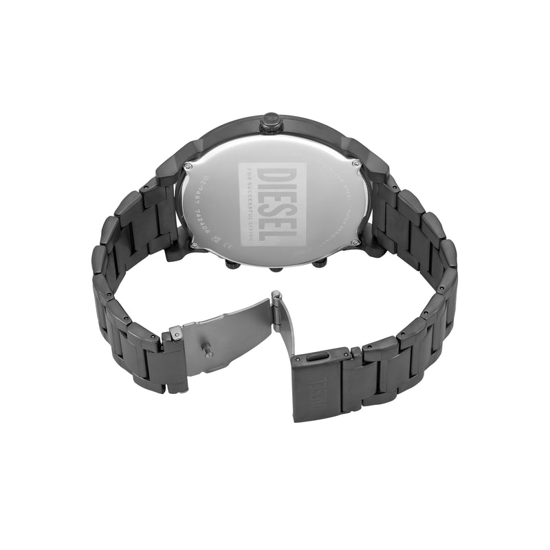 Diesel Mr. Daddy Slim Grey Dial Stainless Steel Watch DZ7487
