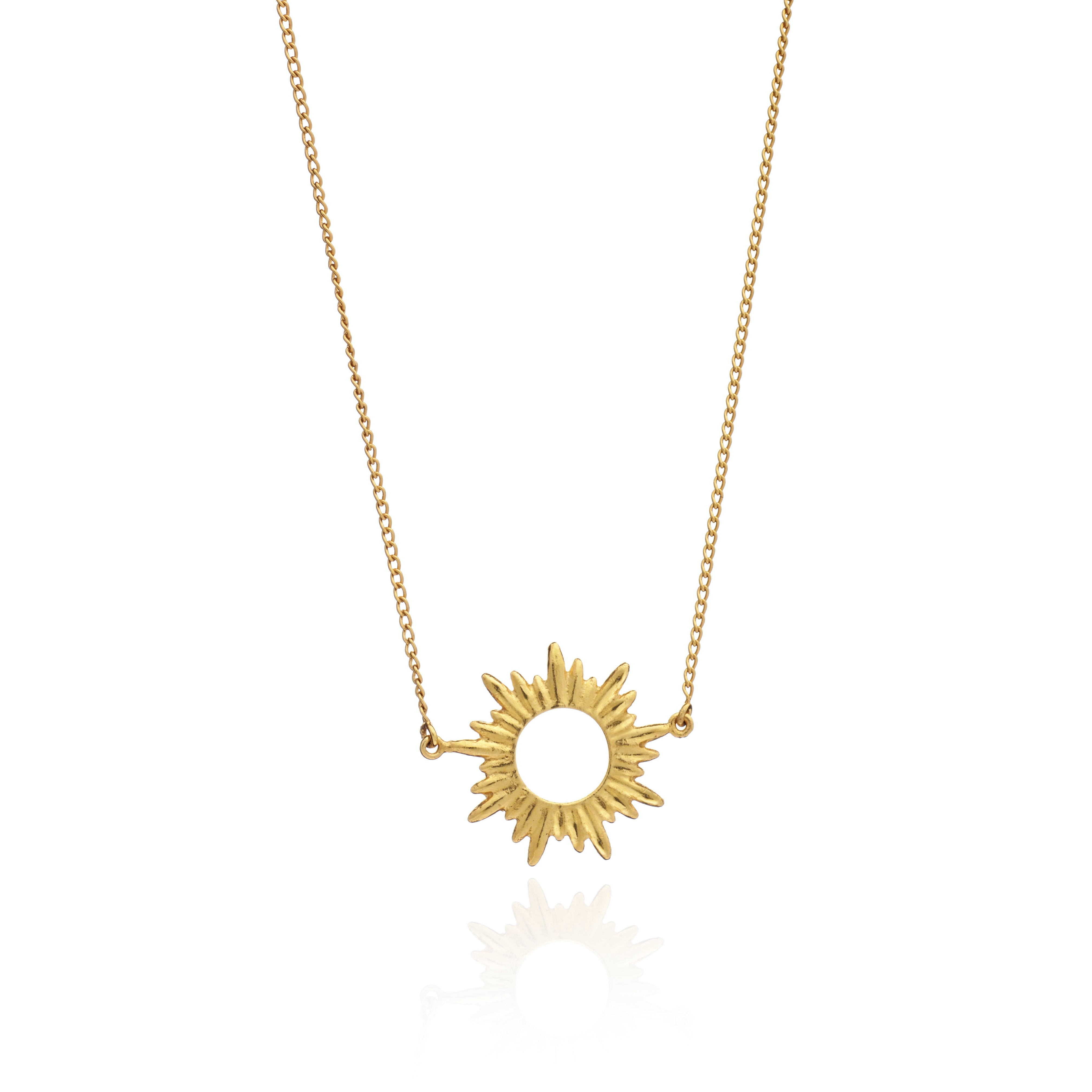 Rachel Jackson Electric Goddess Mini Sun Necklace