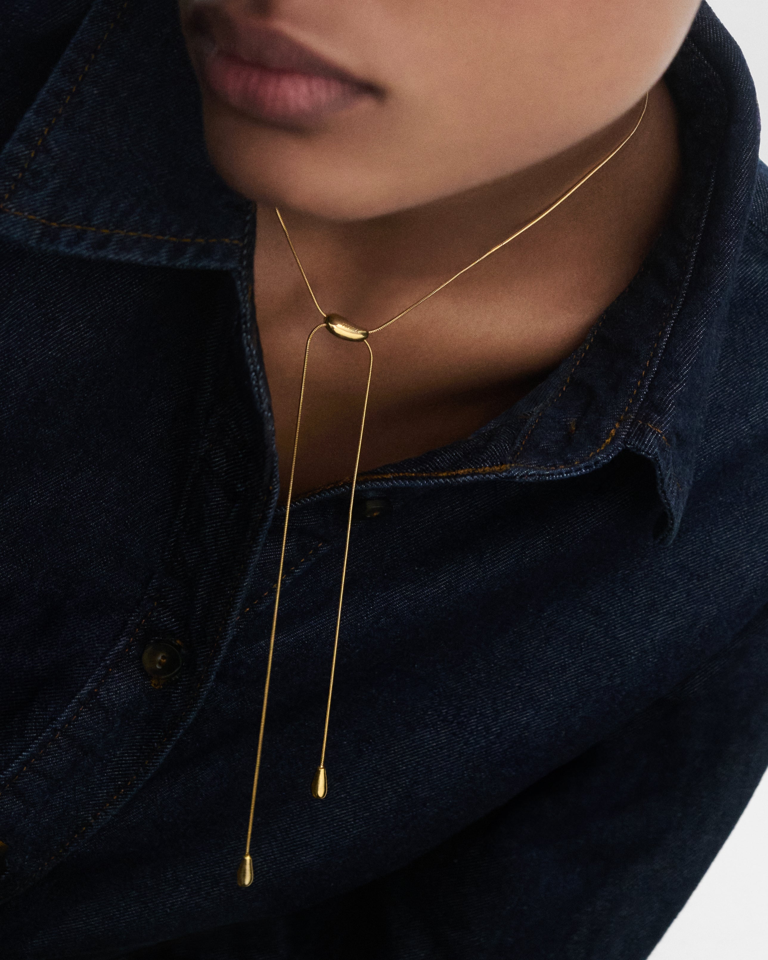 PDPAOLA Oslo Gold Chain Necklace