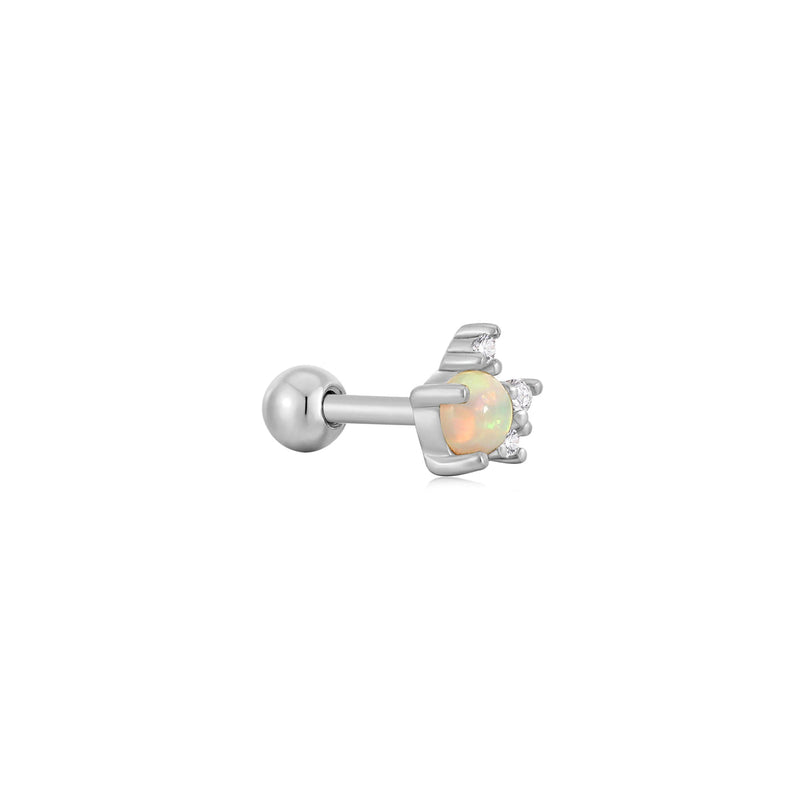 Ania Haie Gold Kyoto Opal Drop Chain Barbell Single Earring