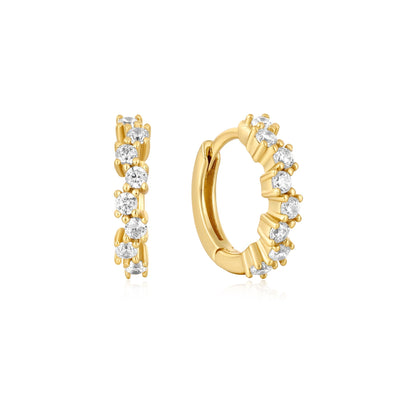 Gold coloured deals hoop earrings