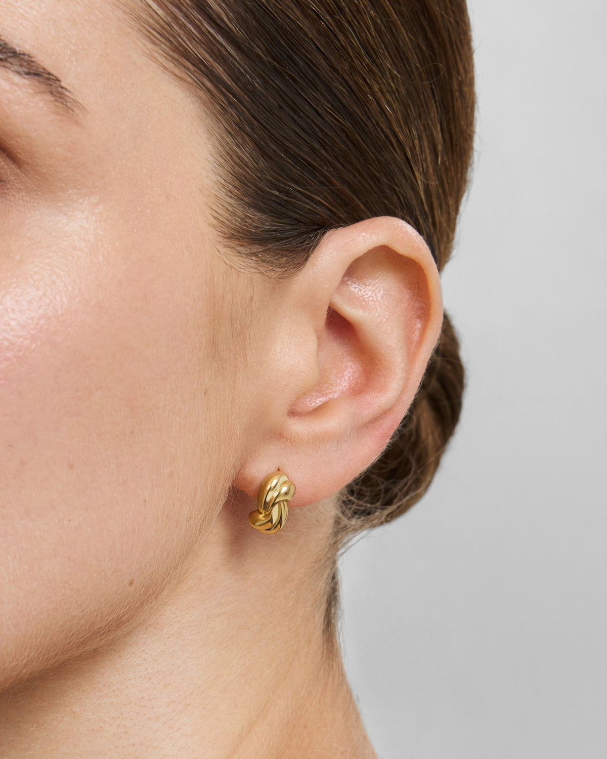 Ania Haie Gold Rope Twist Stud Earrings E077-01G E077-01G view 2