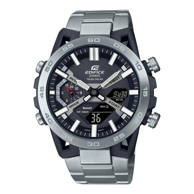 Casio Edifice Sospensione Silver Stainless Steel Band Watch ECB2000D-1A
