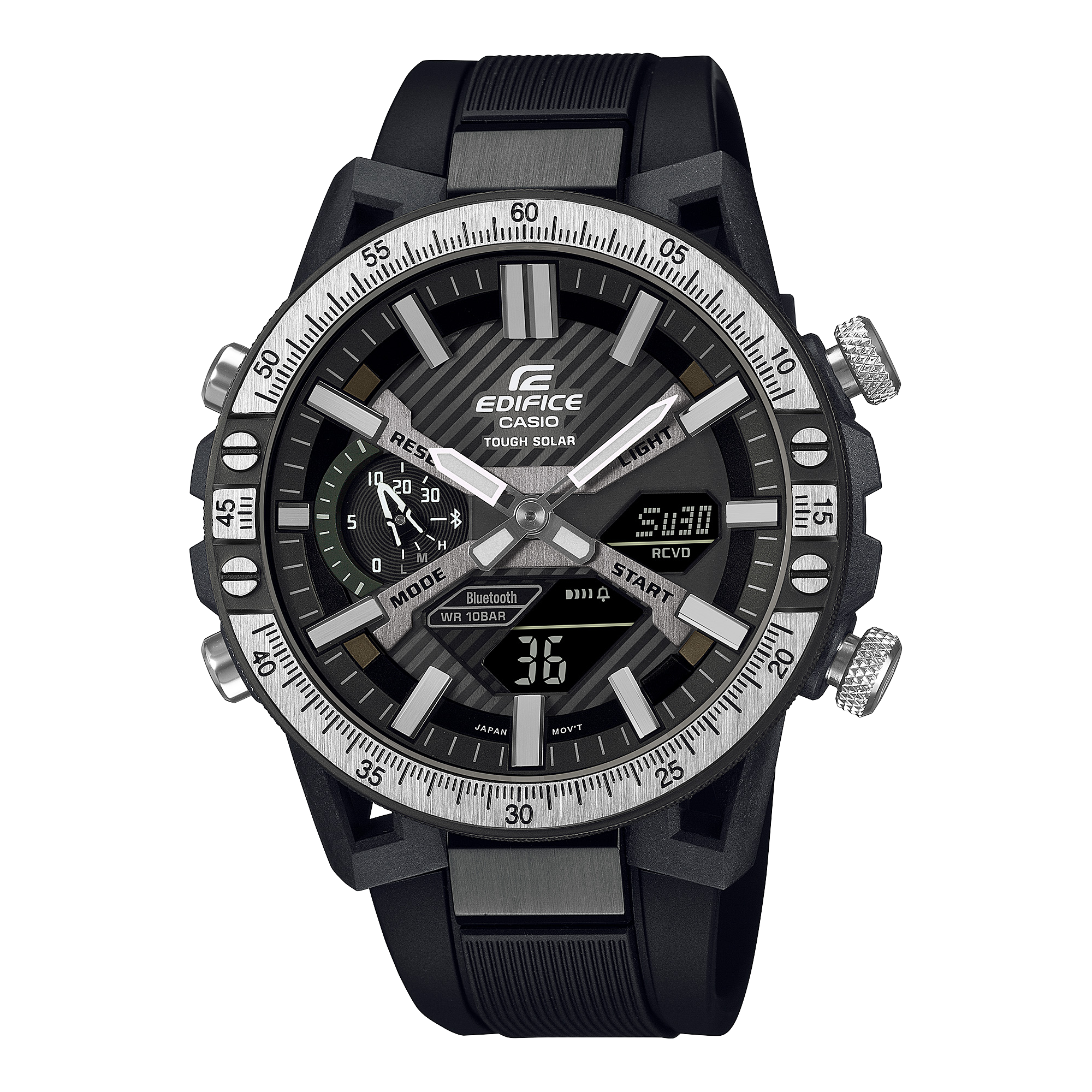 Casio Edifice Sospensione Black Resin Band Watch ECB2000TP-1A