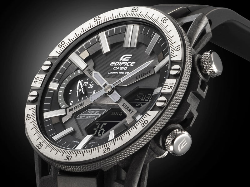 Casio Edifice Sospensione Black Resin Band Watch ECB2000TP-1A