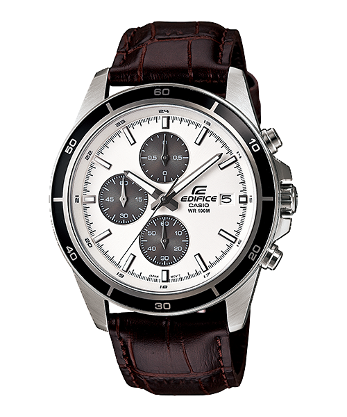 Casio Edifice Chronograph Brown Leather Watch EFR526L-7A