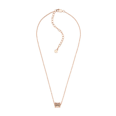 Armani Elegant Rose Gold Crystal Necklace EGS2973221