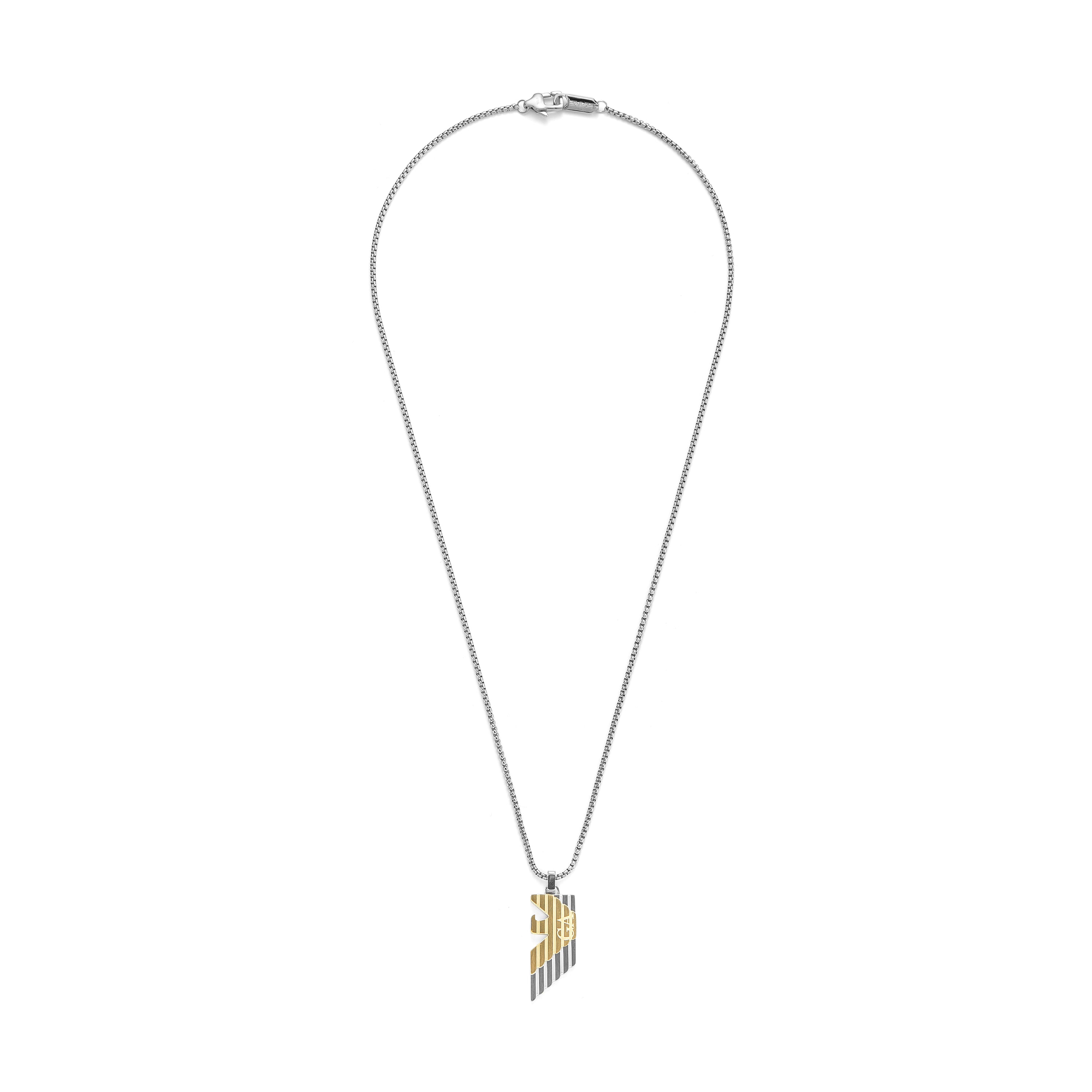 Armani Elegant Two-Tone Silver Necklace EGS3073040