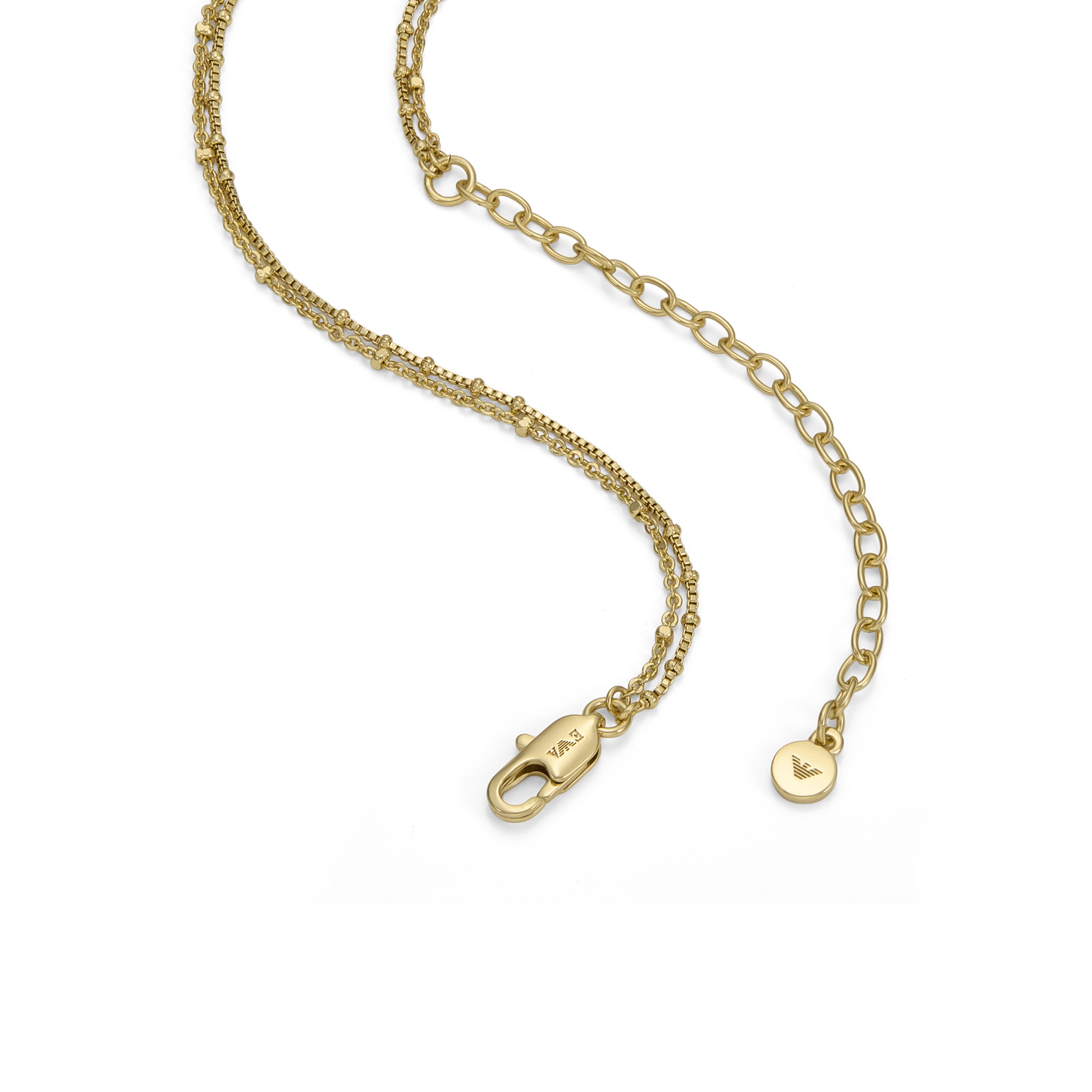 Emporio Armani Sentimental Gold Tone Pendant Women's Necklace EGS3273710