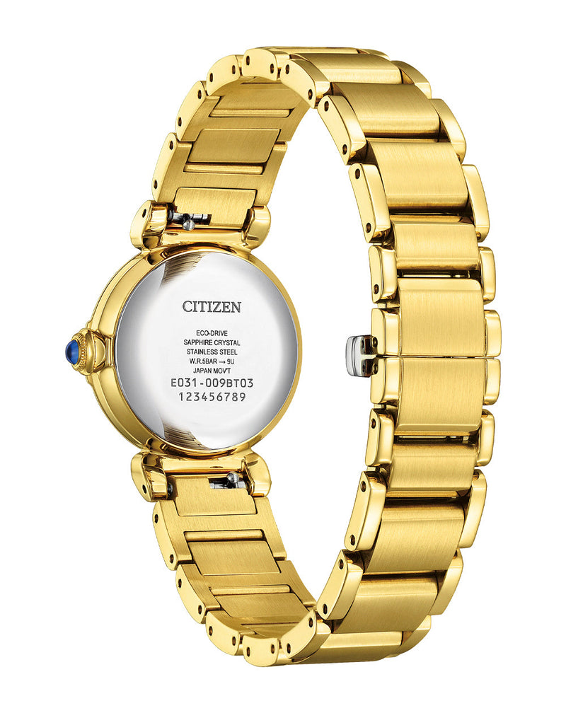 Citizen Eco-Drive Gold Stainless Steel Watch EM1132- 88H