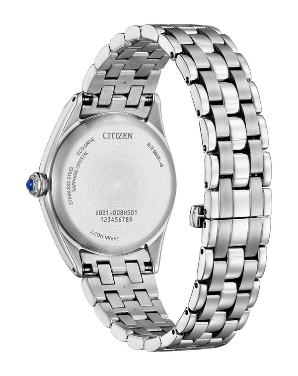 Citizen Eco-Drive Silver Stainless Steel Watch EM1140-80D