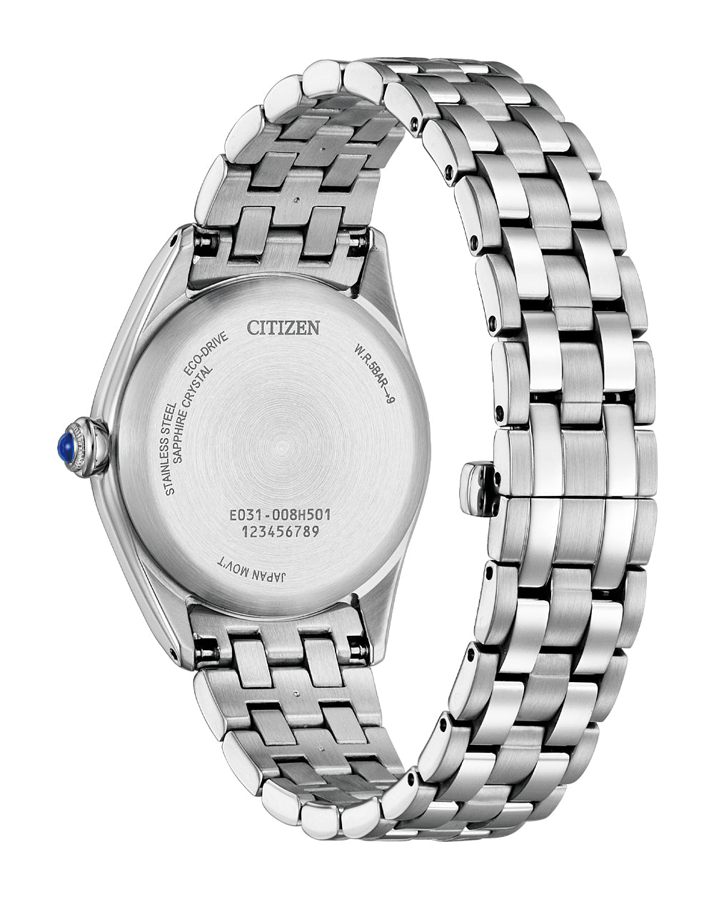 Citizen Eco-Drive Silver Stainless Steel Watch EM1140-80X