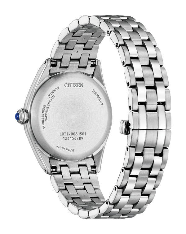 Citizen Eco-Drive Silver Stainless Steel Watch EM1140-80X