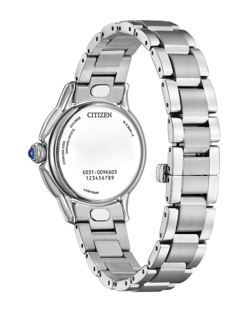 Citizen Eco-Drive L Ceci Steel Black Dial Watch EM1160-58E