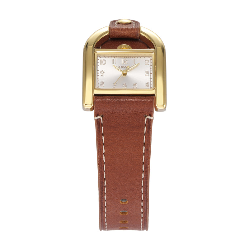 Fossil Harwell Medium Brown Leather Timepiece ES5264