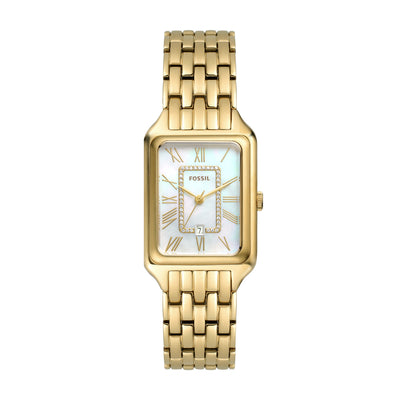 Fossil Raquel Gold-Tone Stainless Steel Date Watch ES5304