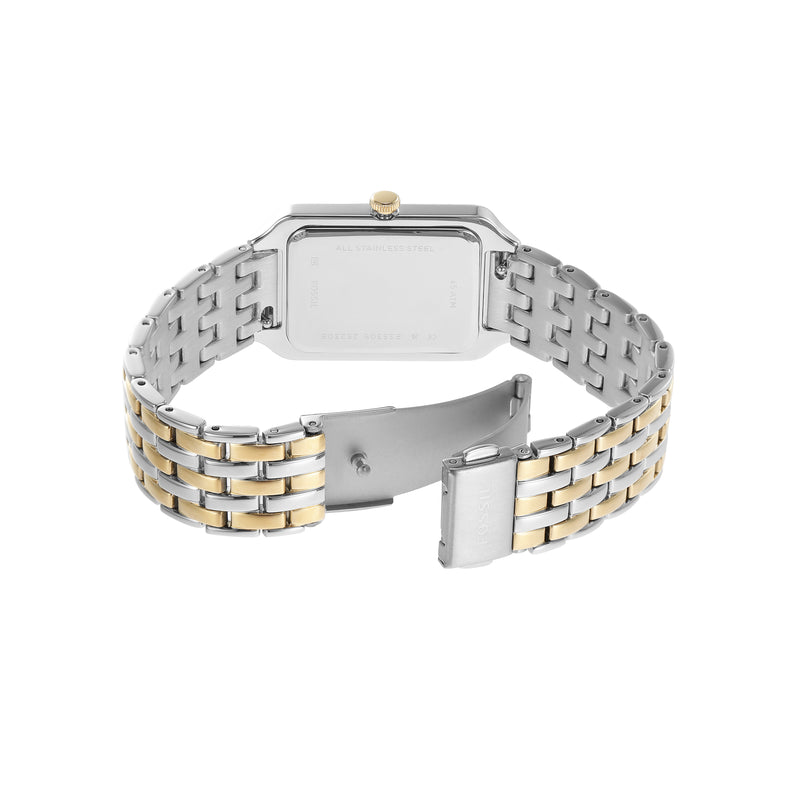 Fossil Raquel Two-Tone Stainless Steel Watch with Date Feature ES5305
