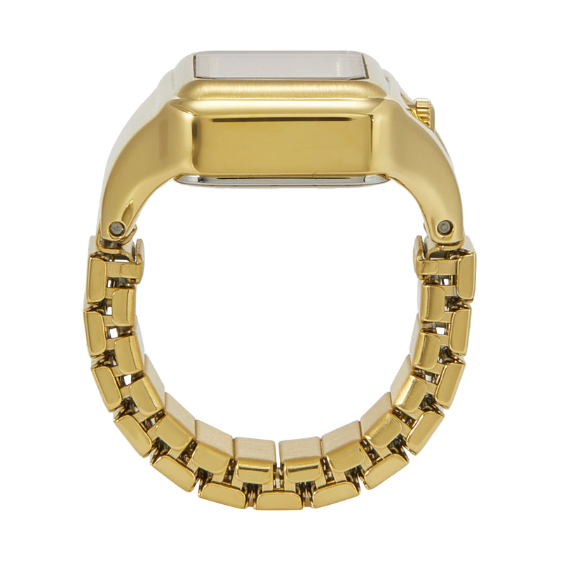 Fossil Raquel Chic Gold-Tone Stainless Steel Timekeeping Ring ES5343