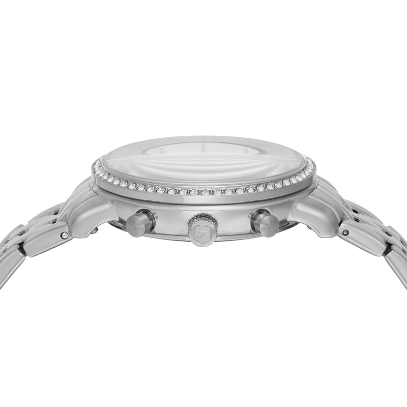 Fossil Neutra Chronograph White Dial Stainless Steel Watch ES5357