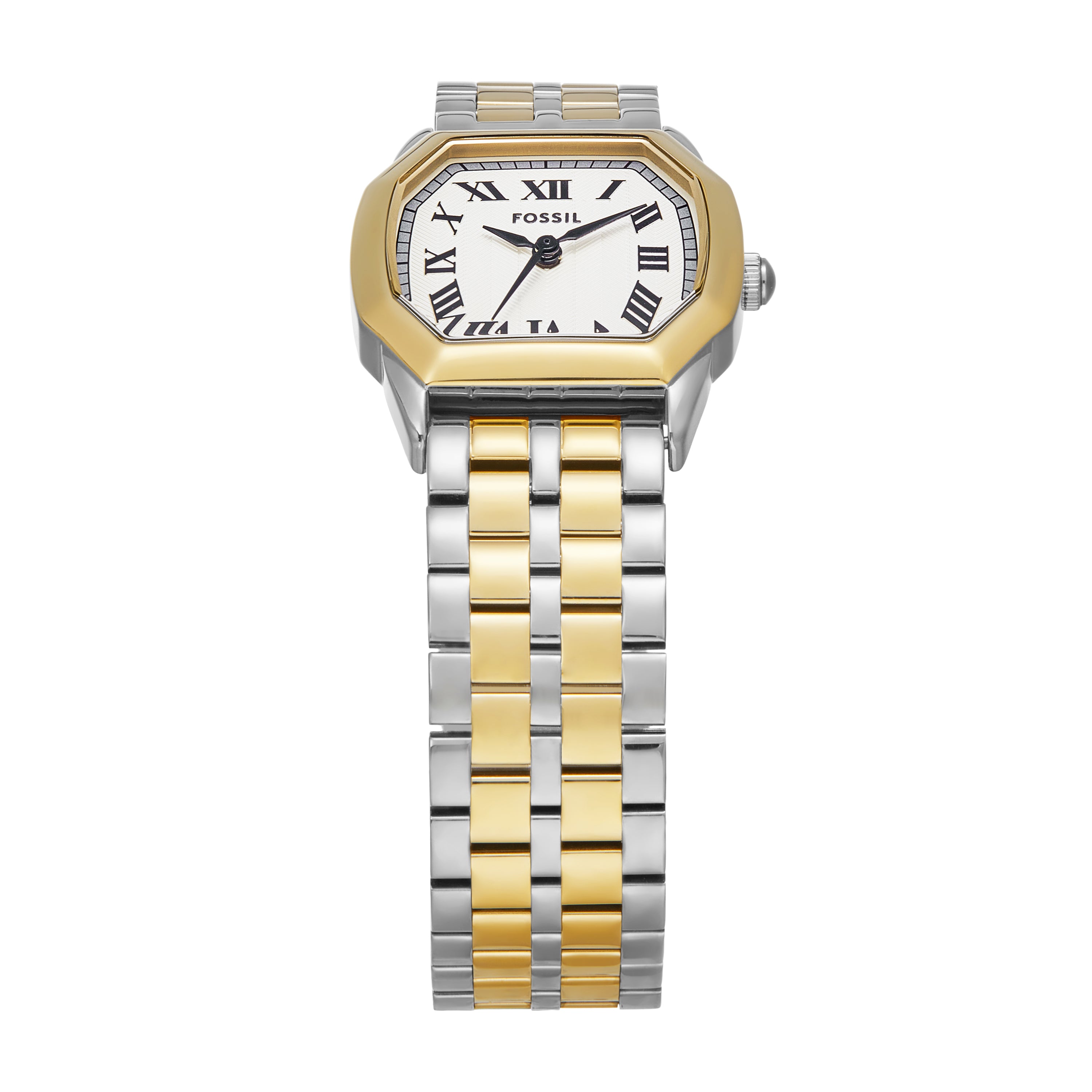 Fossil Harlow Two Tone Stainless Steel Cream Dial Watch ES5362