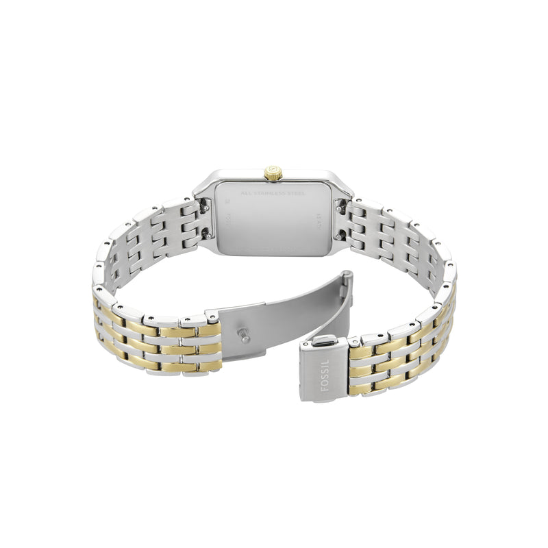 Fossil Raquel Three-Hand Stainless Steel Watch and Bracelet Set ES5376SET