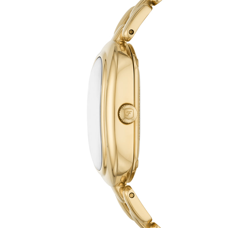 Fossil Sloan Three-Hand Gold Stainless Steel Watch ES5380