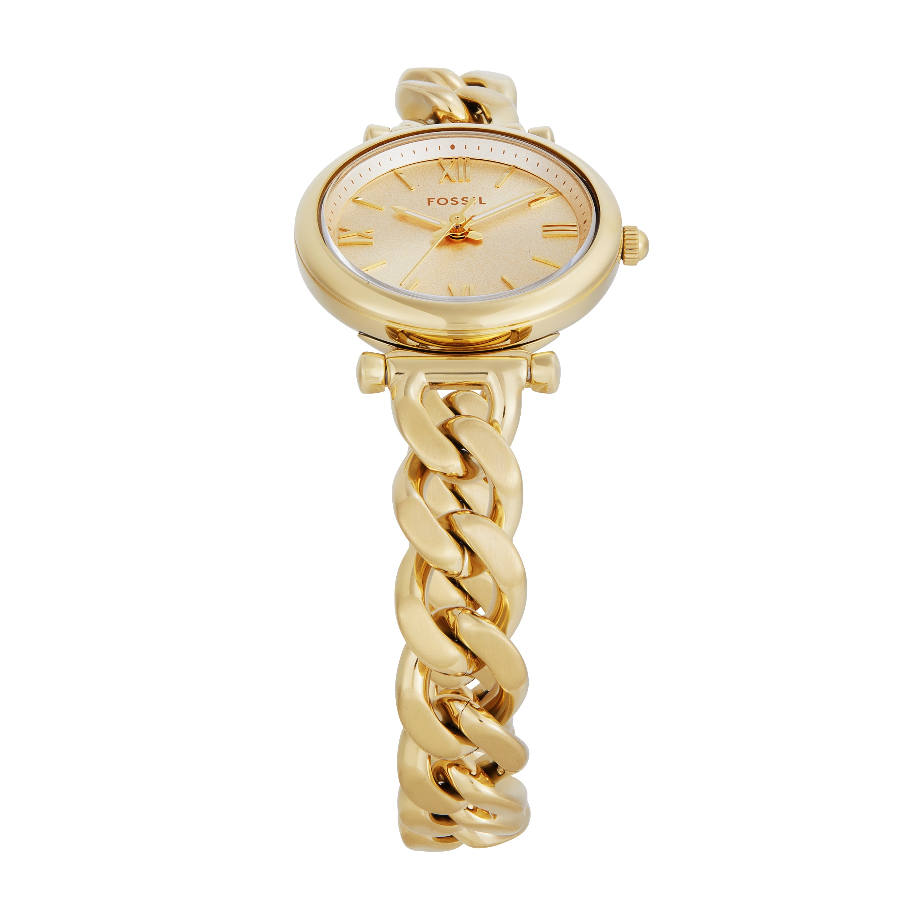 Fossil Carlie Three-Hand Stainless Steel Watch and Bracelet Set ES5387SET