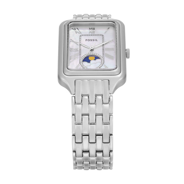 Fossil Raquel Sun Moon Multifunction Stainless Steel Watch ES5400