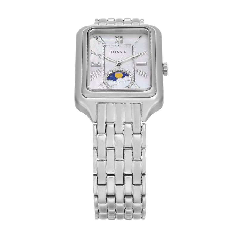 Fossil Raquel Sun Moon Multifunction Stainless Steel Watch ES5400
