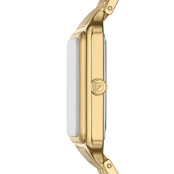 Fossil Raquel Three-Hand Gold Stainless Steel Watch ES5409