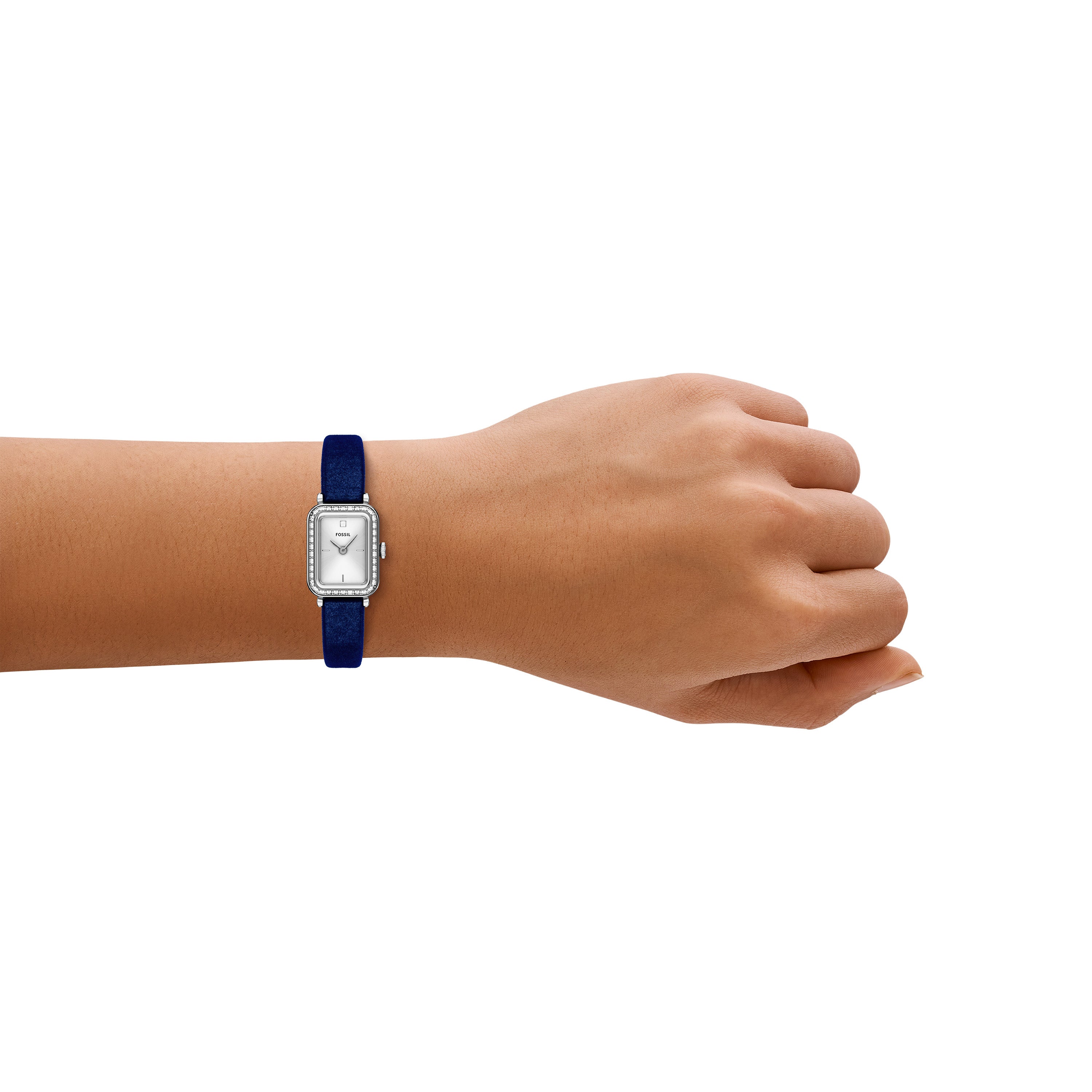 Fossil Raquel Two Hand Blue Velvet Watch ES5436