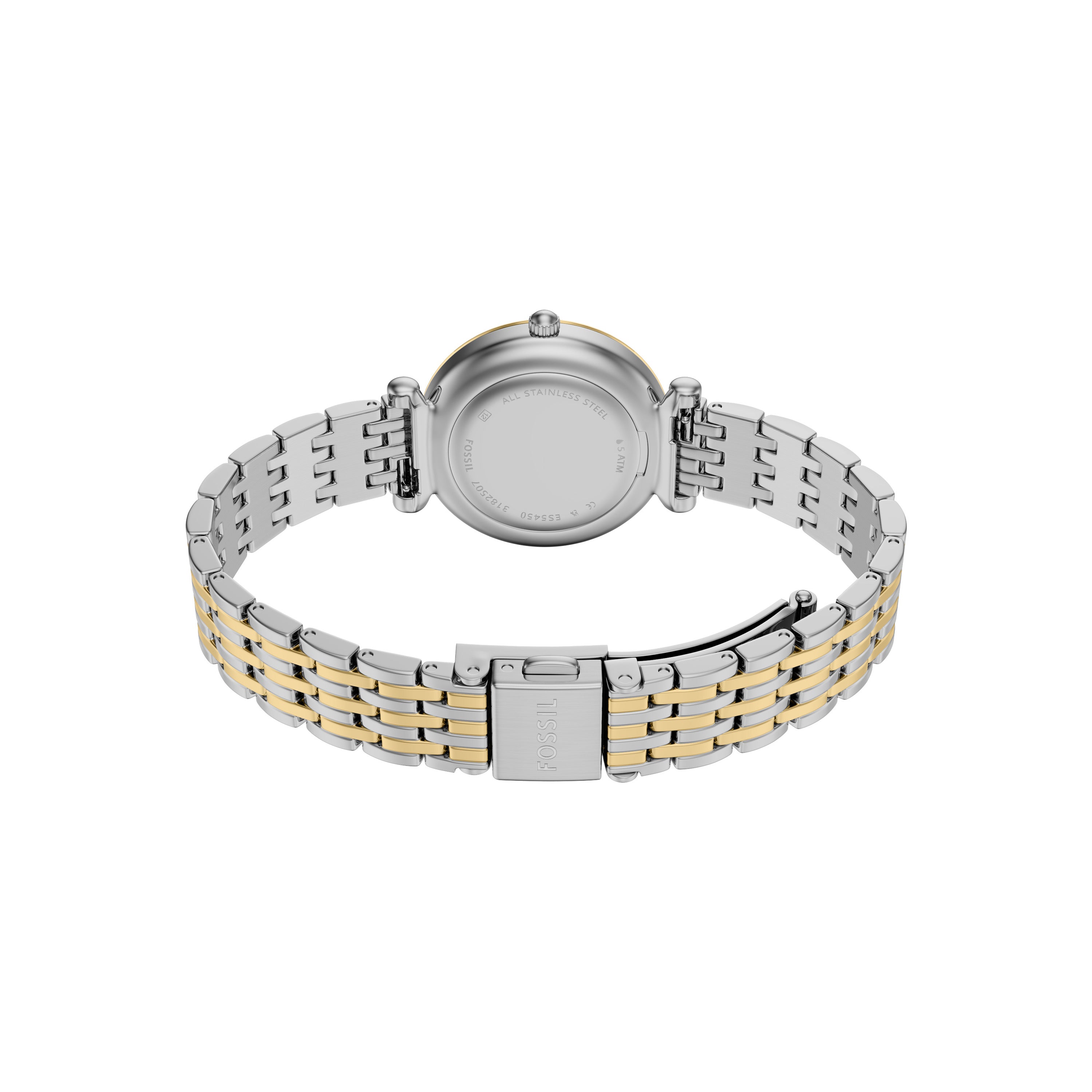 Fossil Carlie Three Hand Two Tone Stainless Steel Watch ES5450SET