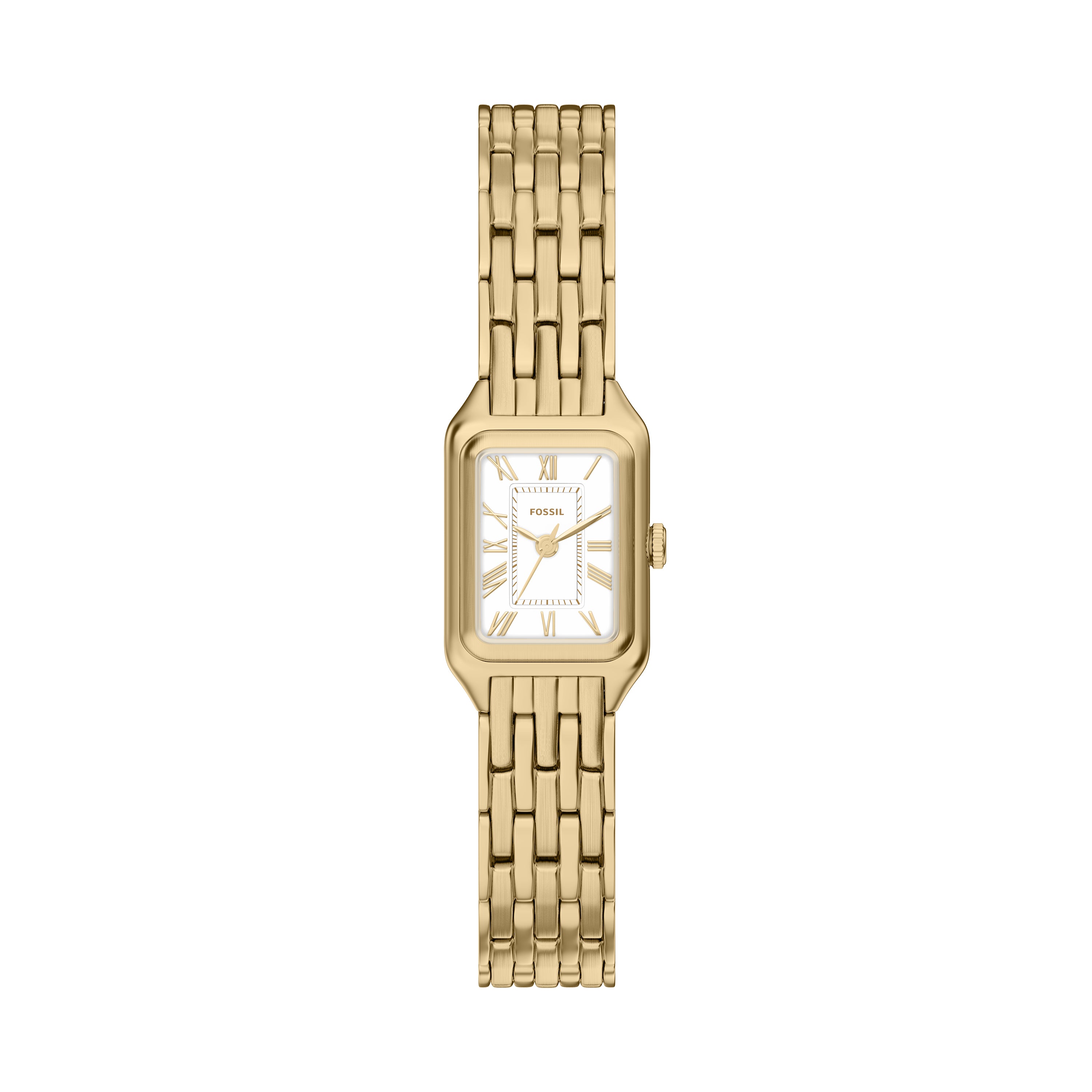 Fossil Raquel White Dial Gold Stainless Steel Watch ES5467