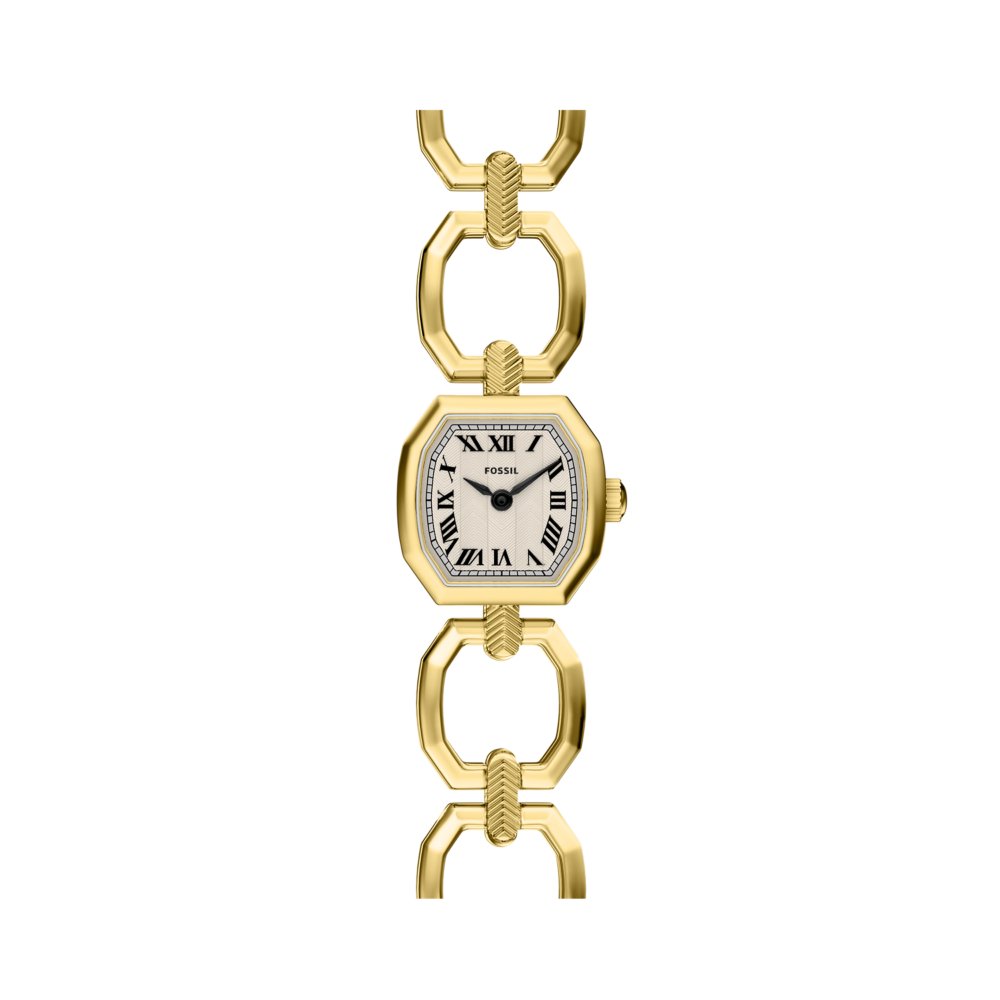 Fossil Harlow Mini Two-Hand Gold-Tone Stainless Steel Women's Watch ES5483