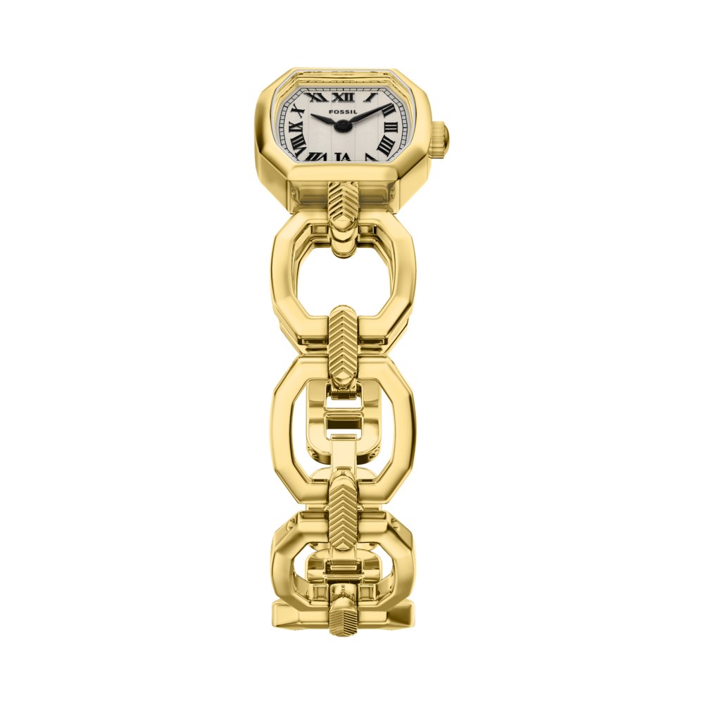 Fossil Harlow Mini Two-Hand Gold-Tone Stainless Steel Women's Watch ES5483