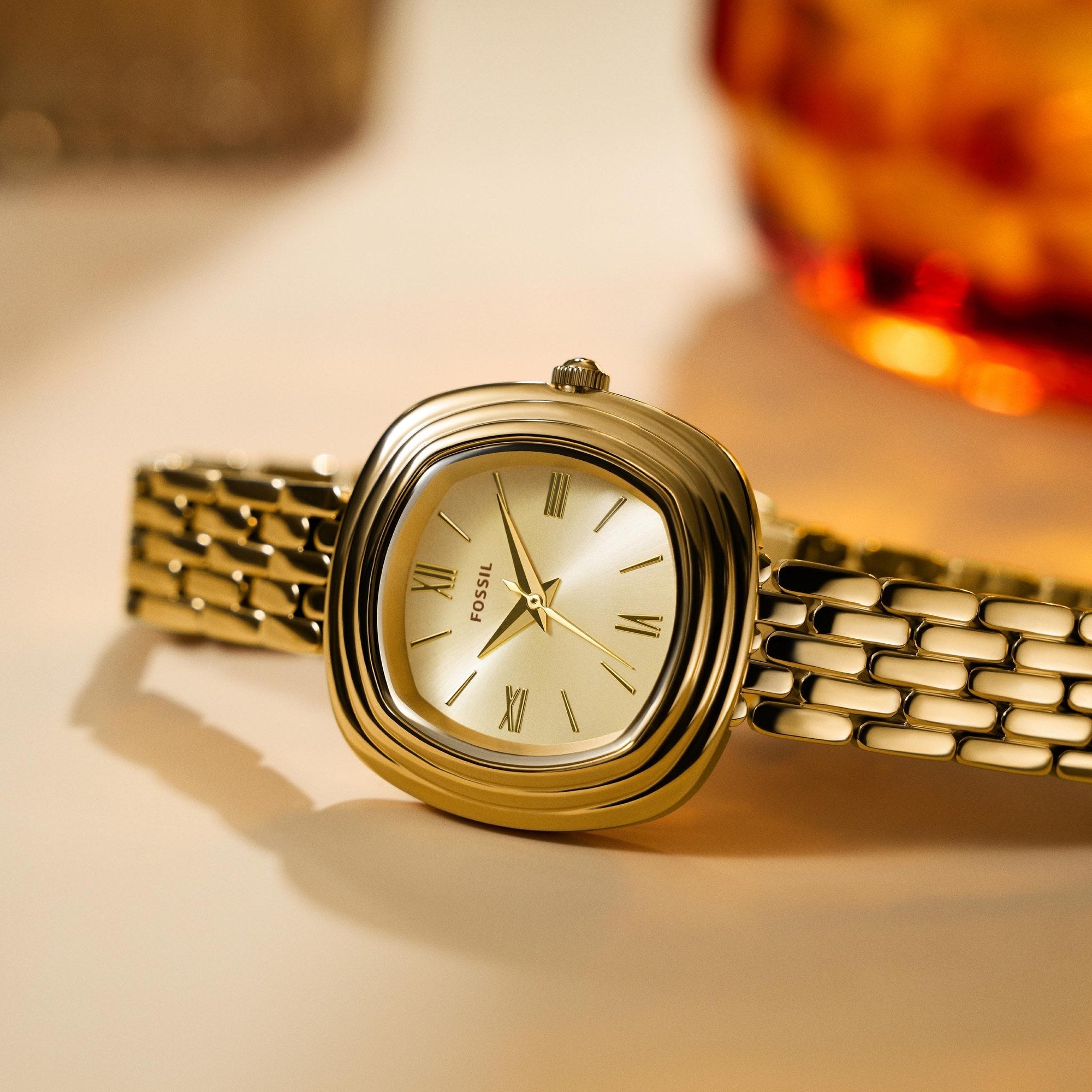 Fossil women's watch, gold dial (view 7)