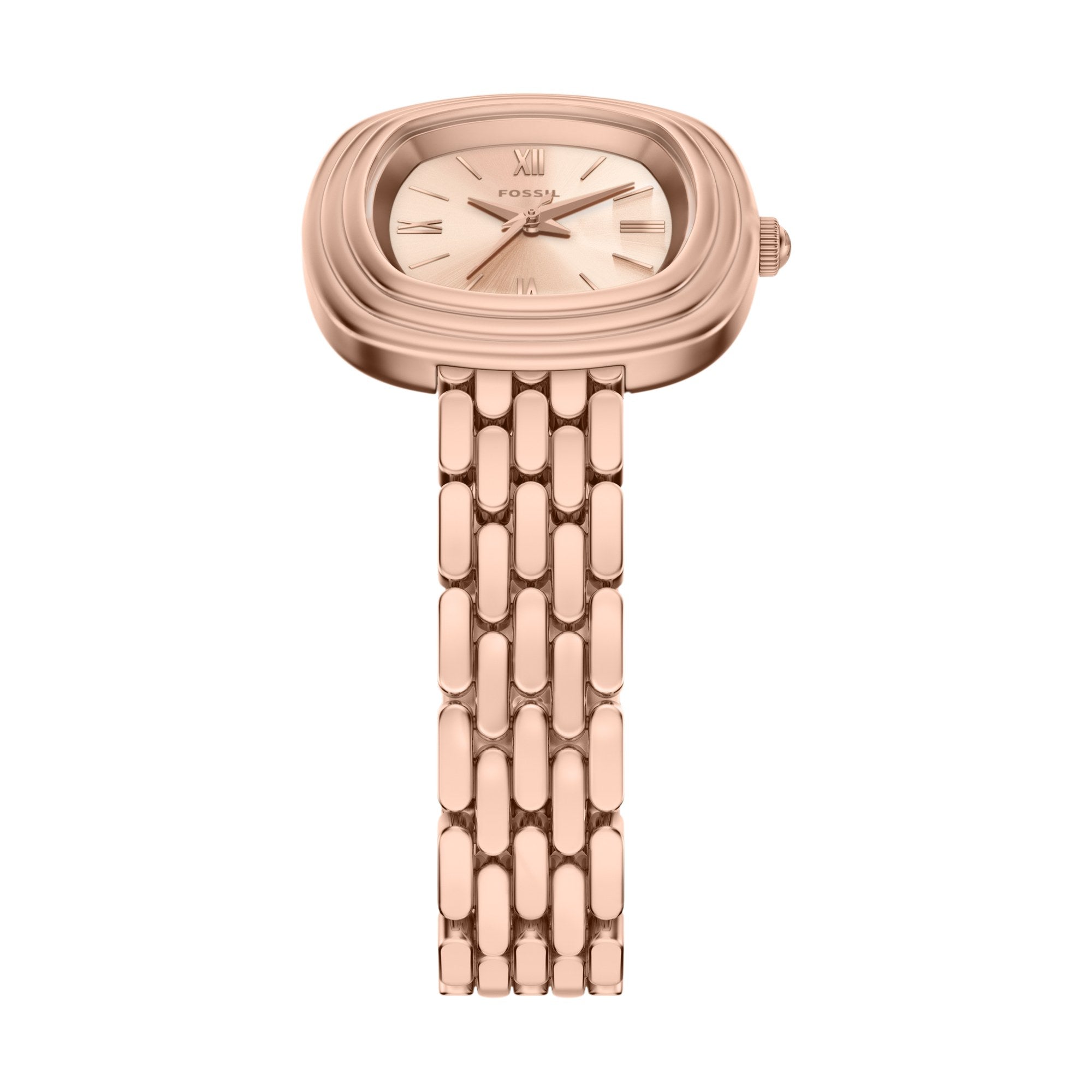 Fossil women's watch, rose gold dial (view 2)