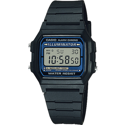 Casio Digital Black Resin Band Watch F105W-1AUZ